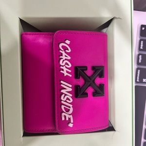OFF WHITE Pink Wallet